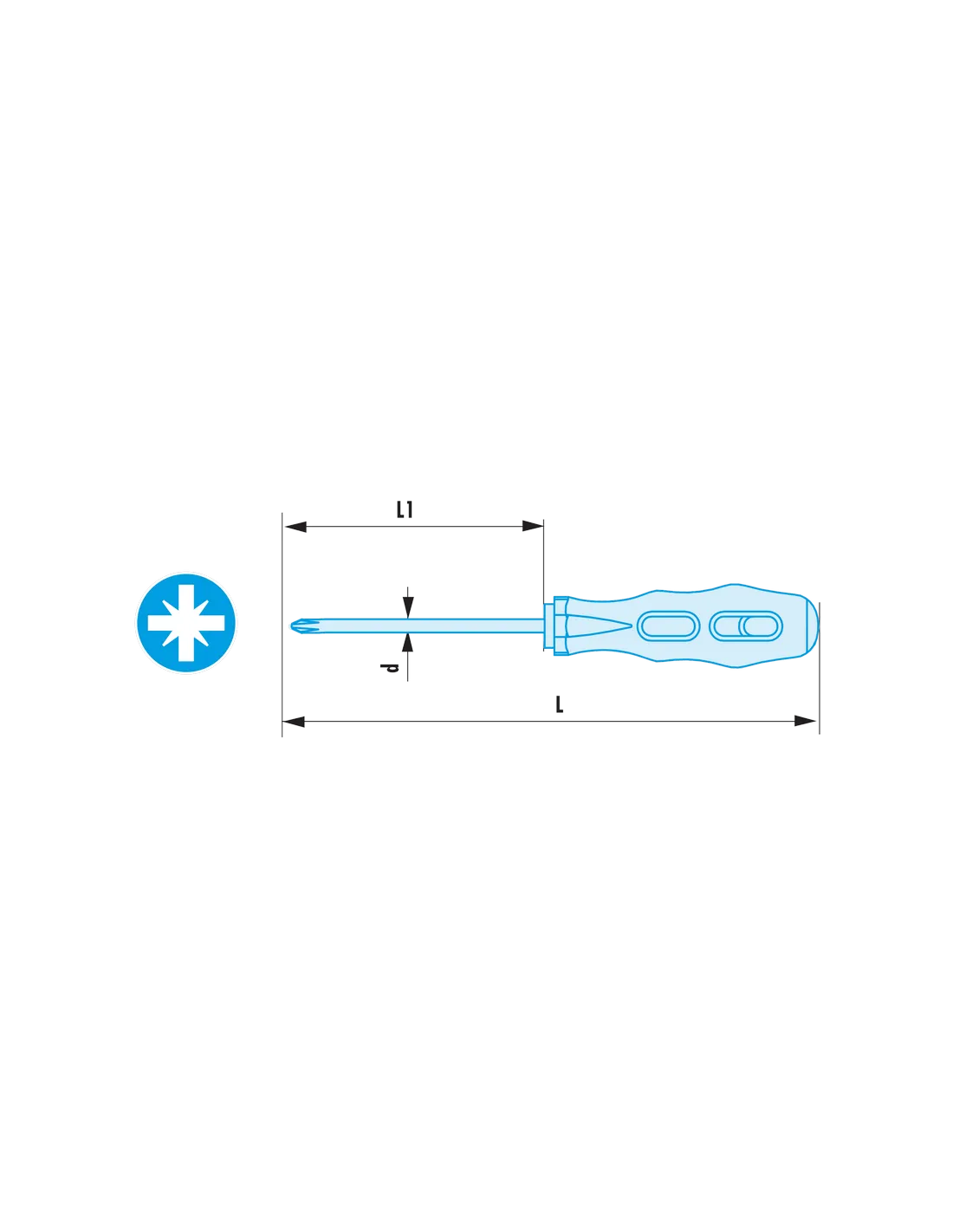AND.SR - Tournevis pour vis Pozidriv® ADF - AND4X200SR - Facom
