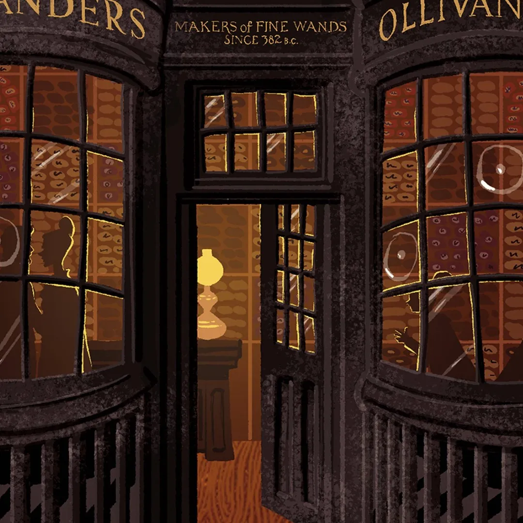 Art print boutique Ollivander MinaLima - Harry Potter