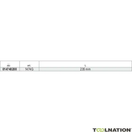 Beta 014740200 1474G Pince pour enlever les capuchons de protection 235 mm