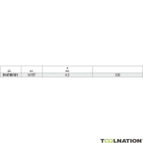 Beta 014780101 1478T Tige de recouvrement 4,5 mm