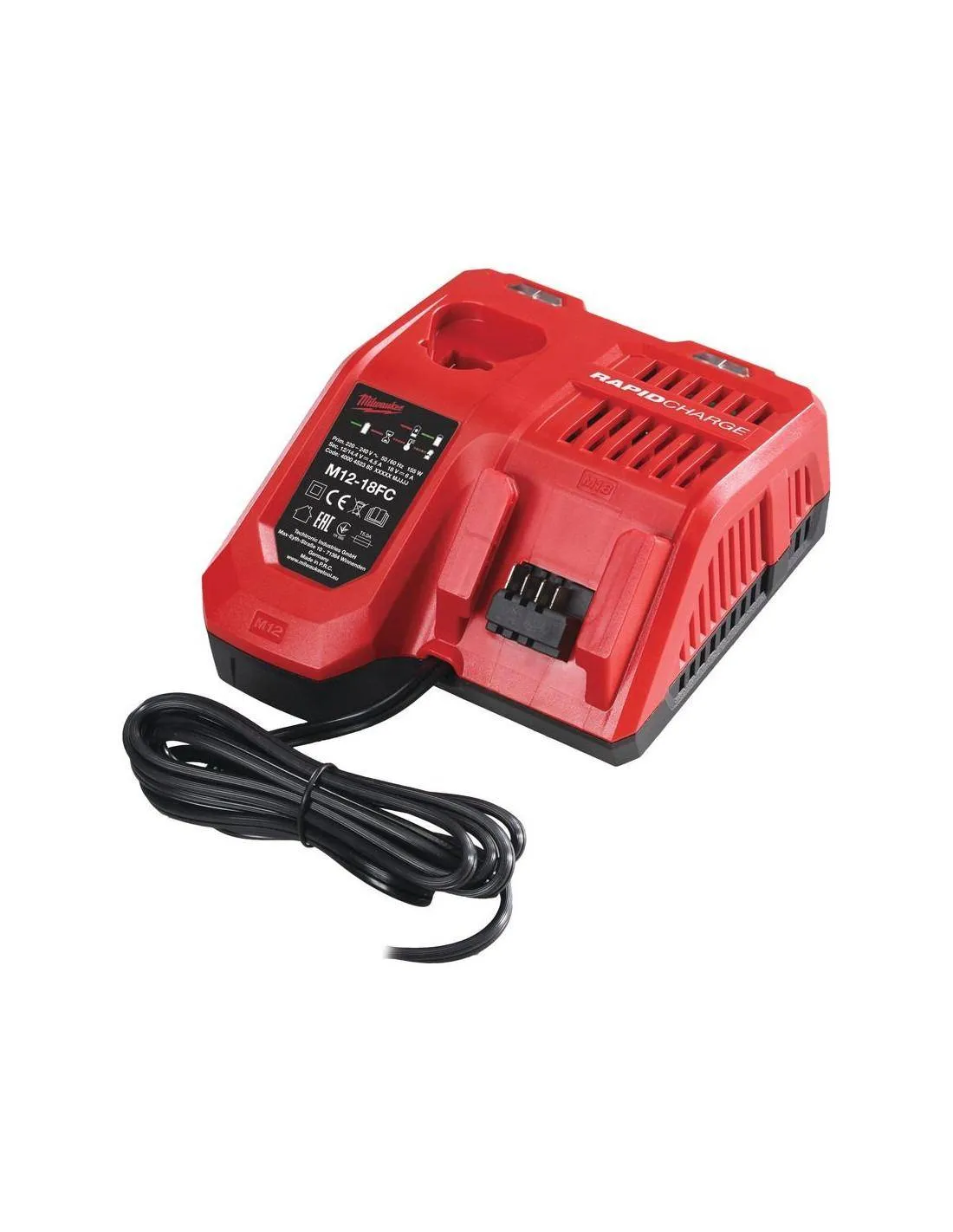 Chargeur batterie 12V - 18V Lithium-Ion M12-18FC | 4932451079 - Milwaukee