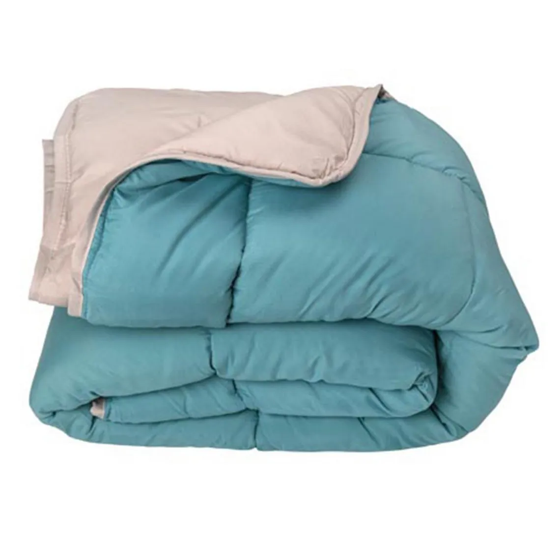 Couette chaude bicolore COCOON lac/galet | 3 Suisses