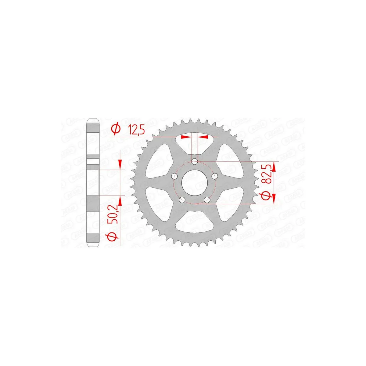 Couronne Acier AFAM 92803