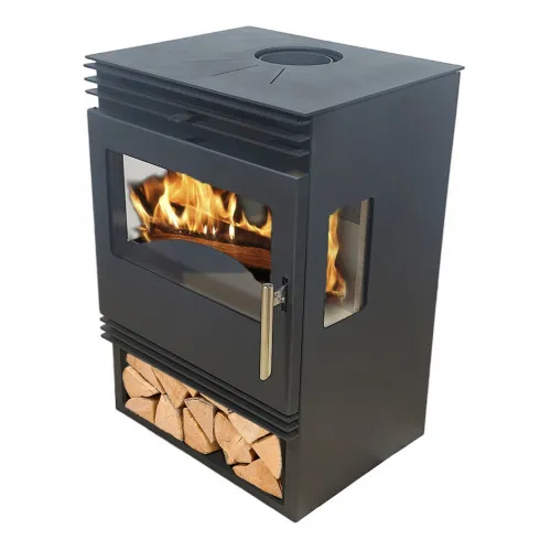 Eider Biomasa Poêle à bois - 6,8 kW - modèle Pisano Ventilée - jusq...