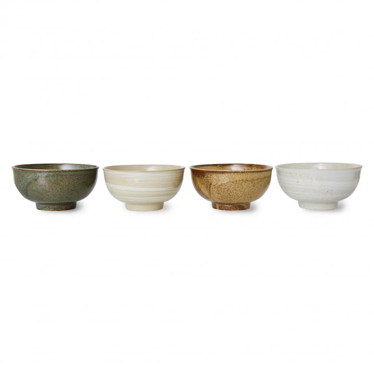 HK Living KYOTO Set de 4 Bols Céramique