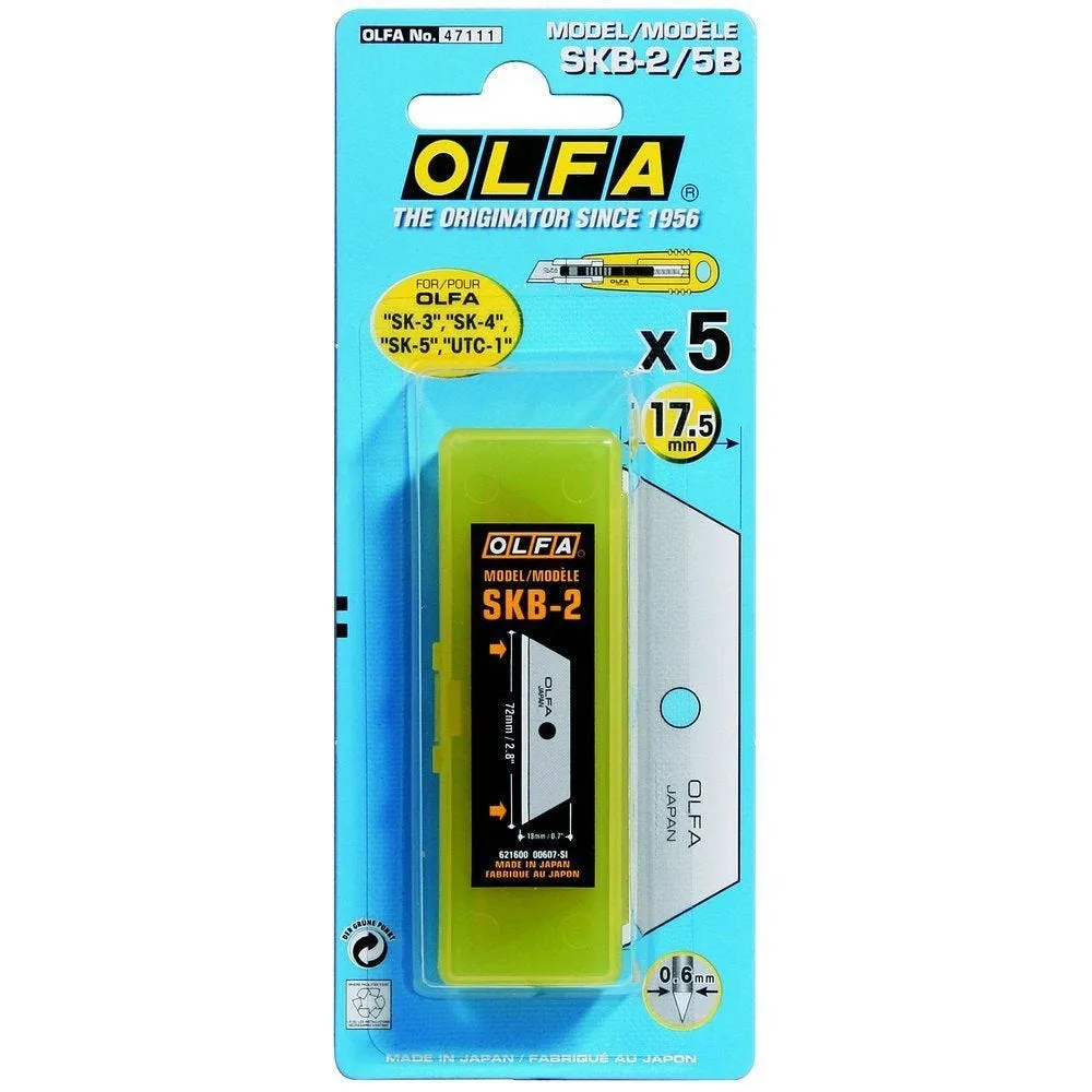 Lames cutter Olfa SK4 pour cutter réf. 13678 - blister de 5