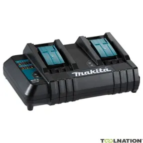 Makita Accessoires 199687-4 DC18SH Chargeur double 14.4-18 Volt Li-ion