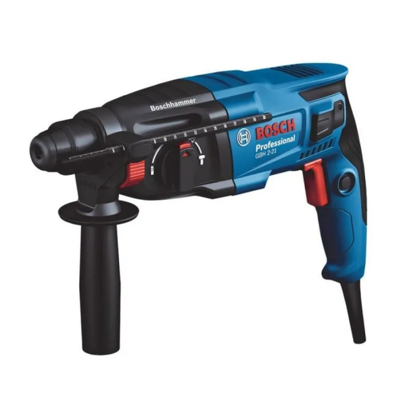 Marteau perforateur 720W 2 Joules SDS + Tige de profondeur Poignée supplémentaire + Mallette BOSCH Professional GBH 2