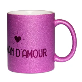 Mug à paillettes Maman d'amour