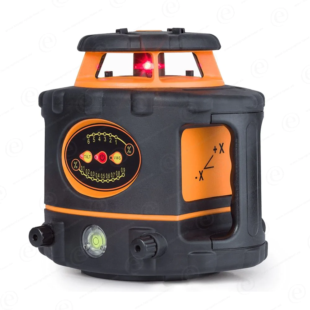 Niveau laser rotatif GEOFENNEL FL300HV-G en pack trépied et mire 