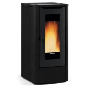 Nordica extraflame Poêle à granulés Teorema émaillé noir - électron...