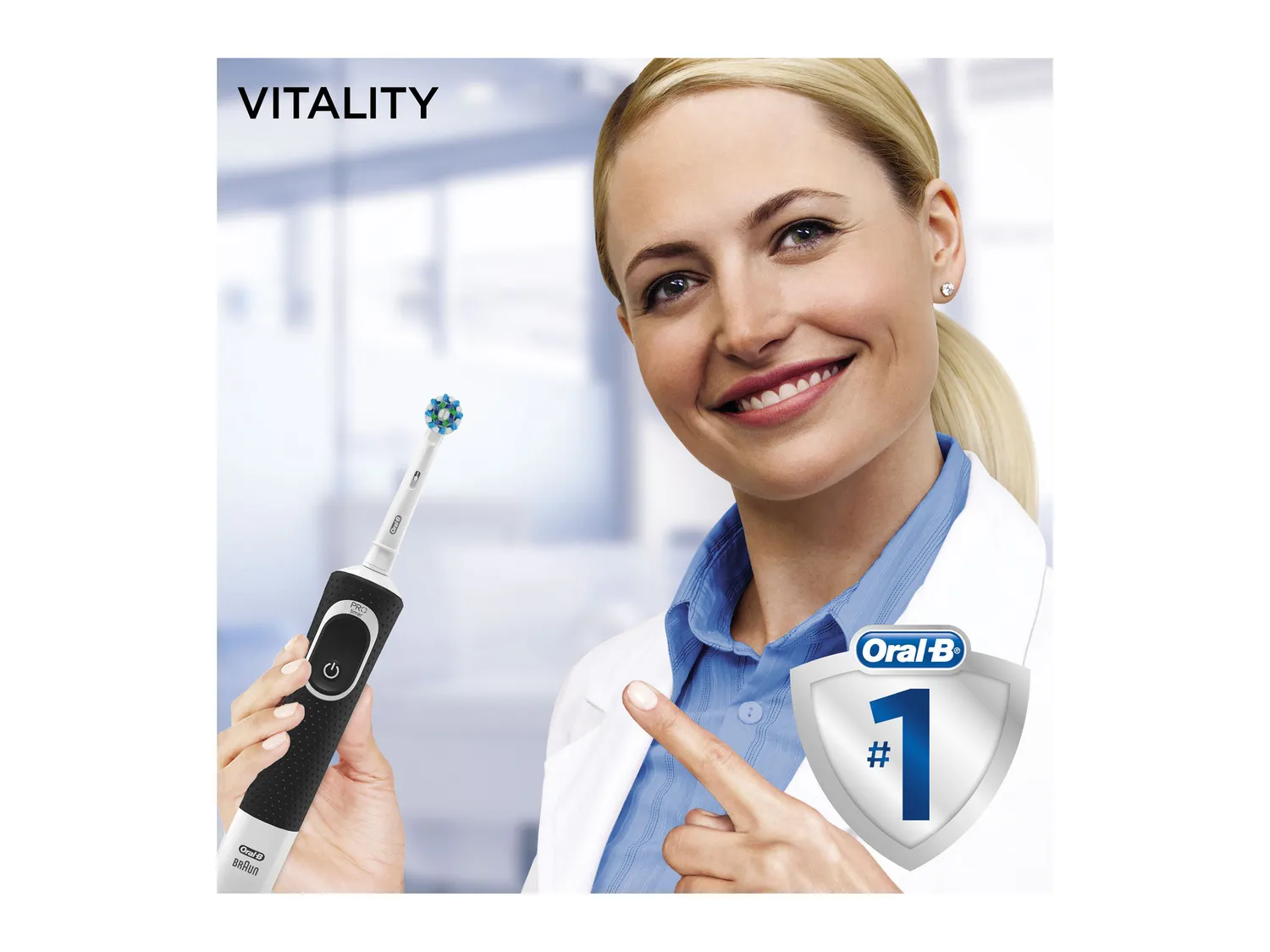 Oral-B Brosse à dents électrique CrossAction Vitality100