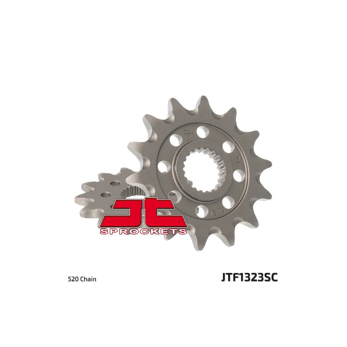 Pignon acier anti-boue JT - Pas 520 - HONDA HM 125 à 250cc