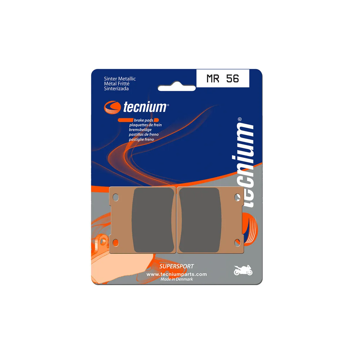 Plaquettes de frein Tecnium 056