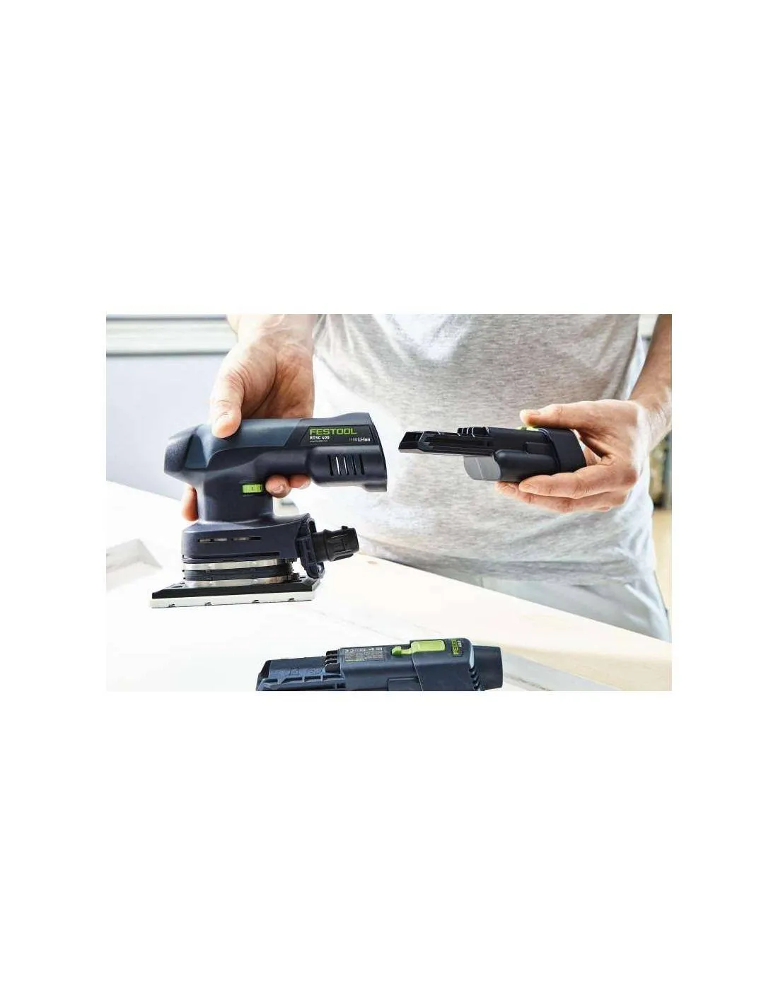Ponceuse vibrante hybride RTSC 400 Li 3,1-Plus - Festool