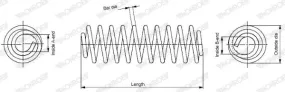 Ressort de suspension MONROE SP3335 