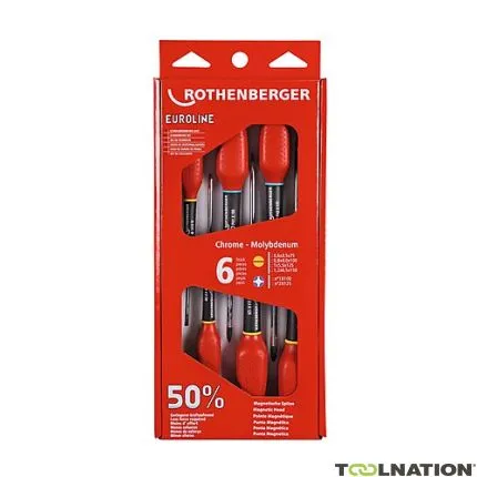 Rothenberger 73570 EUROLINE Jeu de tournevis Philips - 6pcs