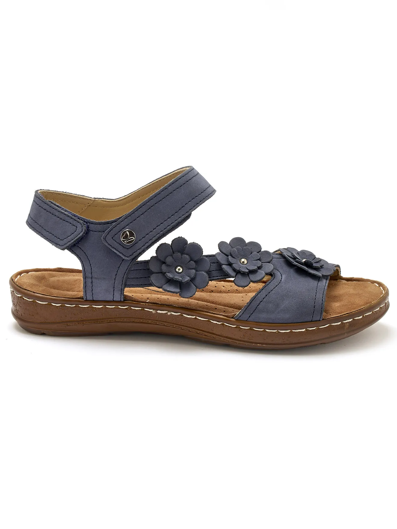 Sandales avec scratchs à la cheville