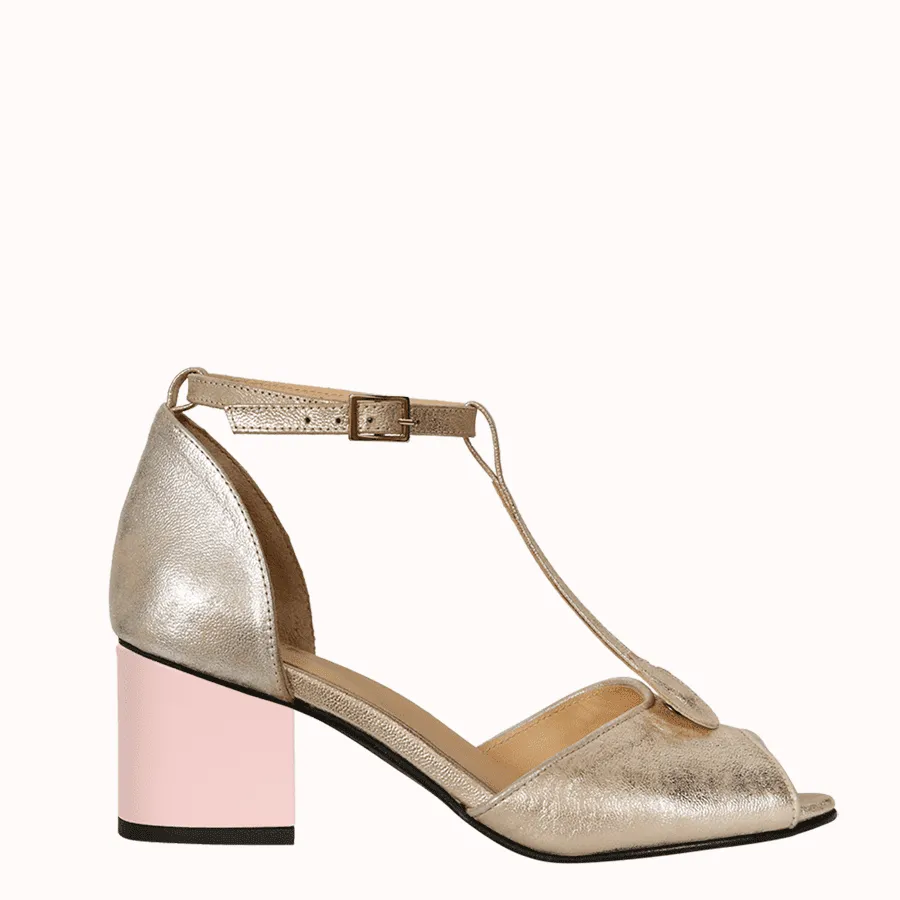 Talons Berce-moi 6 cm Simili Rose Poudré