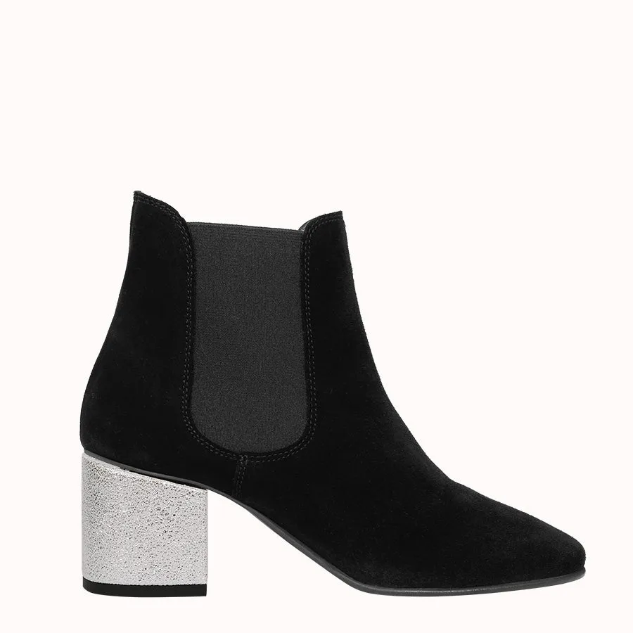 Talons Emerveille-Moi 6 cm Grainé Argenté