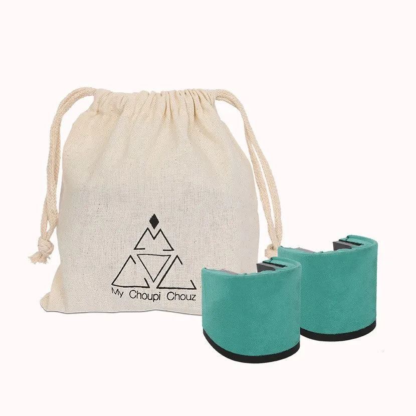 Talons Lagoon-moi 6 cm Suédine Turquoise