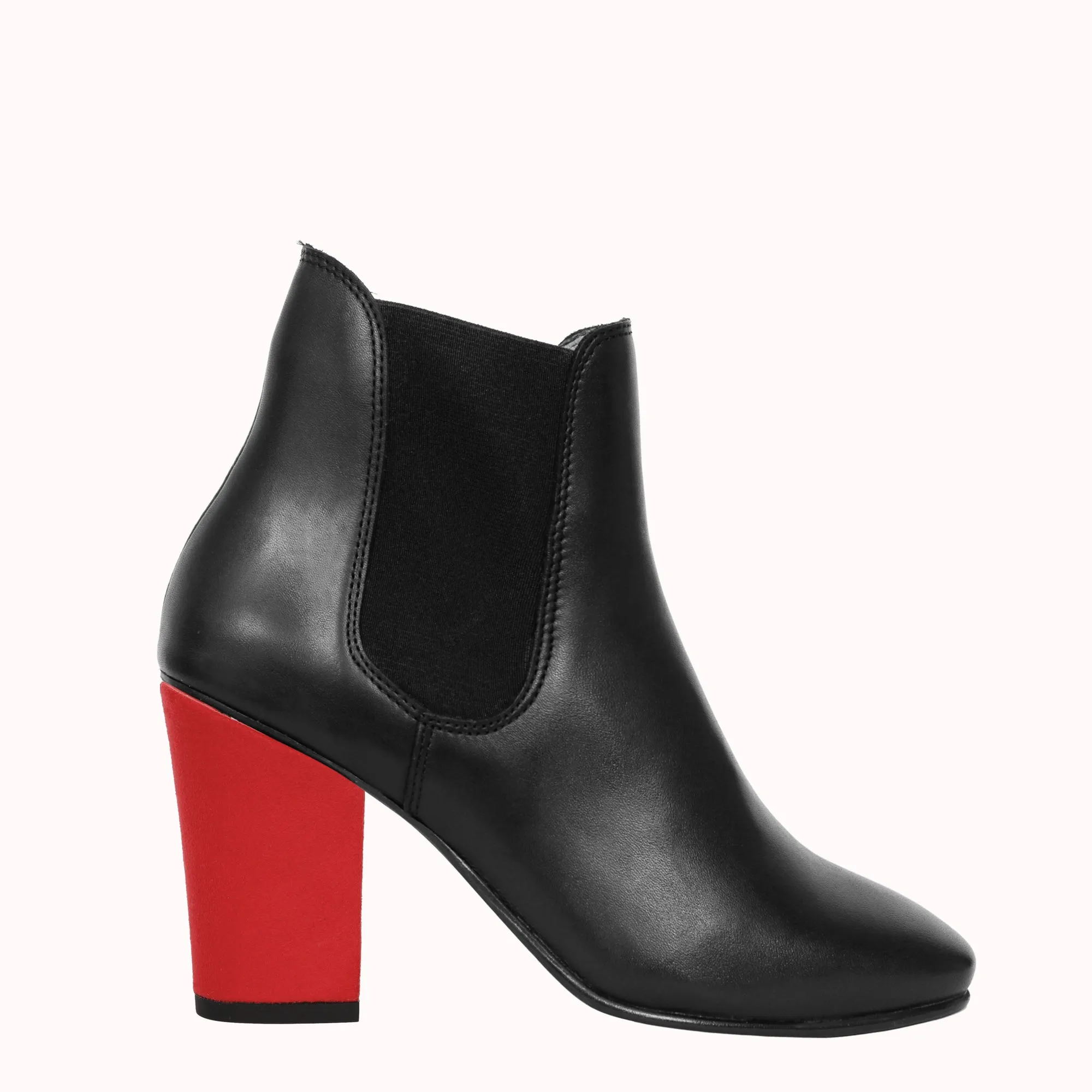 Talons Réjouis-moi 8 cm Suédine Rouge