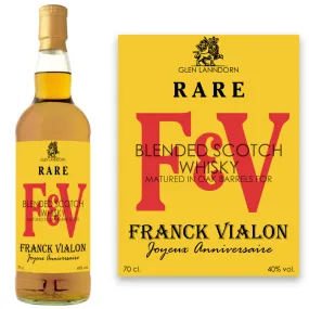 Whisky personnalisé initiales